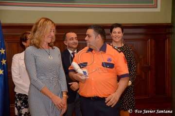 Telde se congratula de la concesión a Protección Civil de la Medalla al Mérito (Foto Francisco Javier Santana)